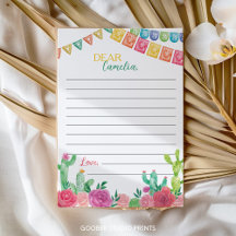 Fiesta Birthday Time Kapsel Notiz Card