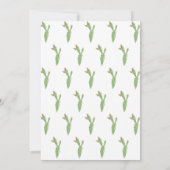 Fiesta Birthday Weekend Itinerary Card Einladung (Rückseite)