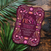 Fiesta Birthday Women Einladung