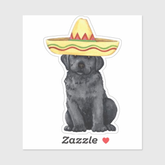 Fiesta Black Lab Vinyl Sticker (Blatt)