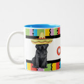 Fiesta Black Lab Zweifarbige Tasse (Links)