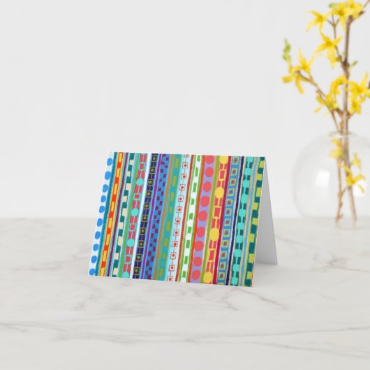 Fiesta Blank Note Card Karte (Gelbe Blume)