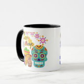 Fiesta Bloom Fiesta schwarz & weiß Tasse (Vorderseite Links)