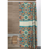 Fiesta Blooms anpassbar Duschvorhang