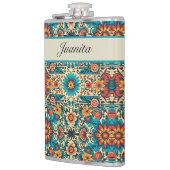 Fiesta Blooms, anpassbar Flachmann (Links)