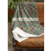 Fiesta Blooms, anpassbar Fleecedecke