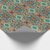 Fiesta Blooms, anpassbar Geschenkpapier (Ecke)