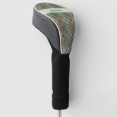 Fiesta Blooms, anpassbar Golf Headcover (angewinkelt)