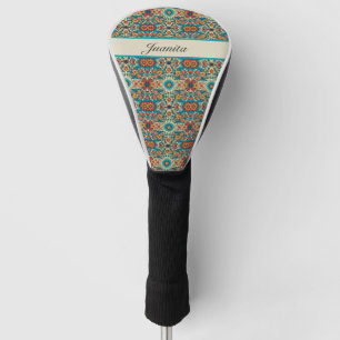 Fiesta Blooms, anpassbar Golf Headcover