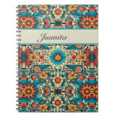 Fiesta Blooms, anpassbar Notizblock (Vorderseite)