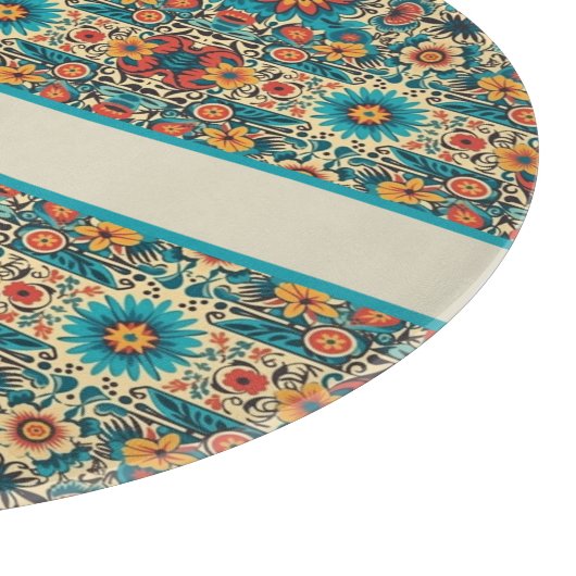 Fiesta Blooms anpassbar Schneidebrett (Ecke)