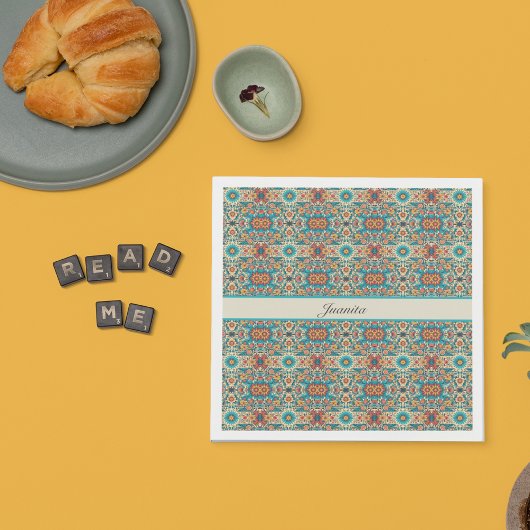 Fiesta Blooms, anpassbar Serviette