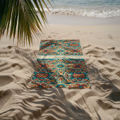 Fiesta Blooms anpassbar Strandtuch