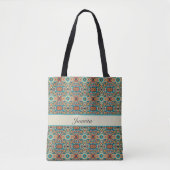 Fiesta Blooms, anpassbar Tasche (Vorderseite)