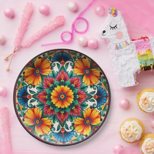 💀 🎉 Fiesta Bloomware Día de los Muertos Pappteller (Party)