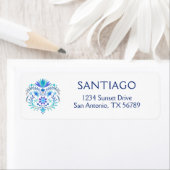 Fiesta Blue Birthday Shower Wedding (Insitu)