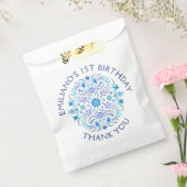 Fiesta Blue Birthday Shower Wedding Geschenktütchen (Versiegelt)