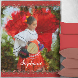 Fiesta Blume 2555 Fleecedecke