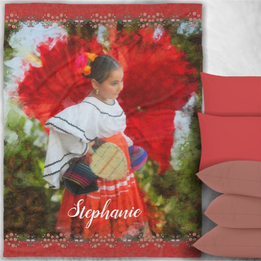 Fiesta Blume 2555 Fleecedecke