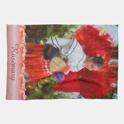 Fiesta Blume 2555 Geschirrtuch (Horizontal)