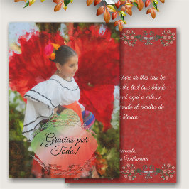 Fiesta Blume Gracias 2555 Vielen Dank Dankeskarte