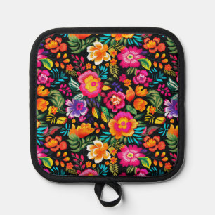 Fiesta-Blumen-Extravaganza Topflappen