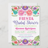 Fiesta Blumendusche Einladung (Vorderseite)
