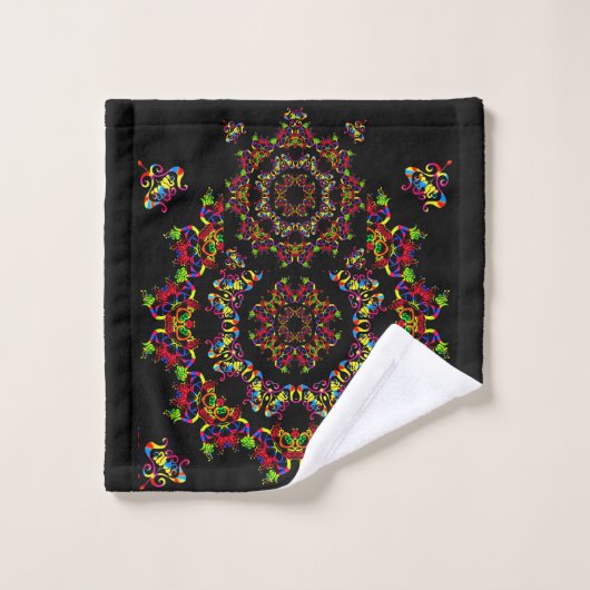Fiesta-Blüten Waschlappen (Waschlappen)