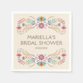 Fiesta Boho Birthday Shower Wedding Serviette (Vorderseite)