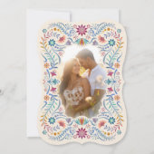 Fiesta Boho Quinceañera Wedding Save the Date (Rückseite)