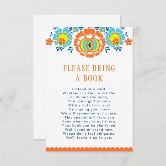 Fiesta Book Card Begleitkarte (Vorne/Hinten)