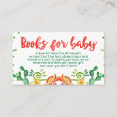 Fiesta Book request Card Business Card Größe einfü Begleitkarte (Vorderseite)