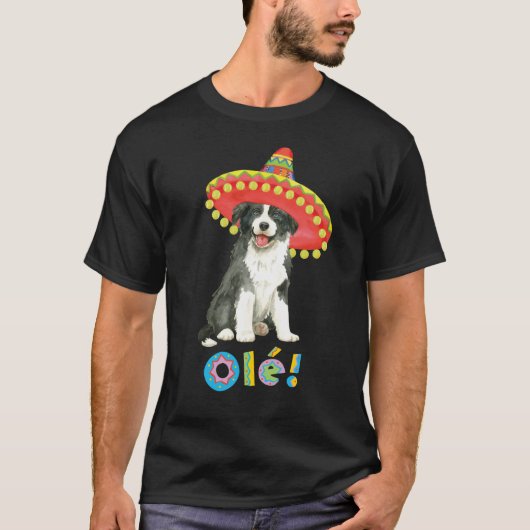 Fiesta Border Collie T-Shirt (Vorderseite)