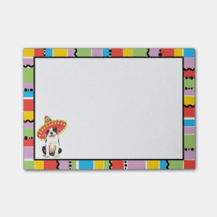 Fiesta Boston Terrier Post-it Klebezettel