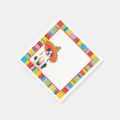 Fiesta Boston Terrier Serviette (Ecke)