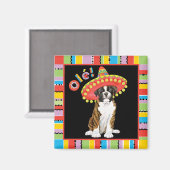 Fiesta Boxer Magnet (Vorderseite/Rückseite)