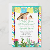 Fiesta Boy Baby Dusche Einladung Boy Sommer (Vorderseite)