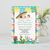 Fiesta Boy Baby Dusche Einladung Boy Sommer (Stehend Vorderseite)