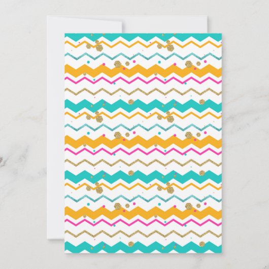 Fiesta Boy Baby Dusche Einladung Boy Sommer (Rückseite)