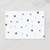 Fiesta Boy Baby Showdusche Windeln Raffle Ticket Begleitkarte (Rückseite)