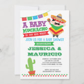 Fiesta Boy Babydusche Einladung (Vorderseite)