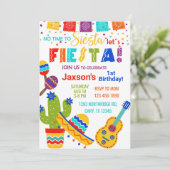 Fiesta boy birthday invitation, 1st birthday. einladung (Stehend Vorderseite)