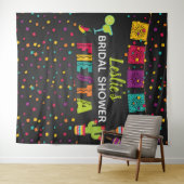 Fiesta Brautparty Backdrop Wandteppich (Beispiel (Horizontal))