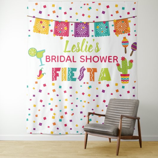Fiesta Brautparty Backdrop - WH Wandteppich (Beispiel)