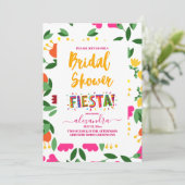 Fiesta Brautparty Einladung (Stehend Vorderseite)