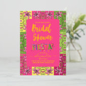 Fiesta Brautparty Einladung (Stehend Vorderseite)