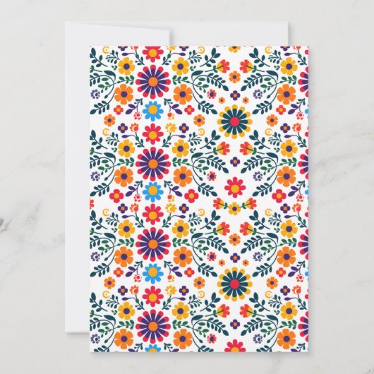 Fiesta Brautparty Einladung (Rückseite)