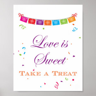 Fiesta Brautparty Game Sign 8x10 Poster