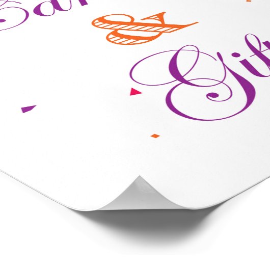 Fiesta Brautparty Game Sign 8x10 Poster (Ecke)