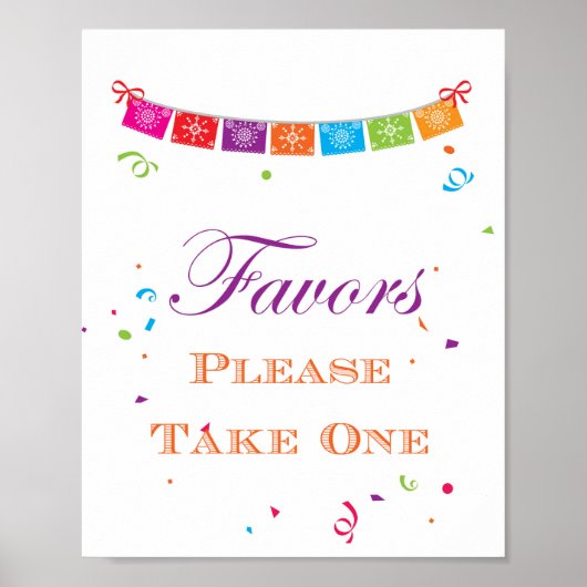 Fiesta Brautparty Game Sign 8x10 Poster (Vorne)